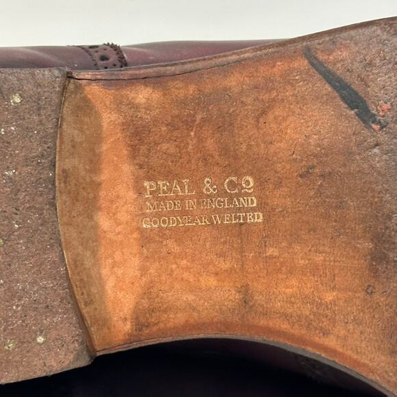 VERY GOOD Crockett & Jones x Brooks Bros. Tassel Loafer Kiltie Made England 7.5 - Picture 12 of 12